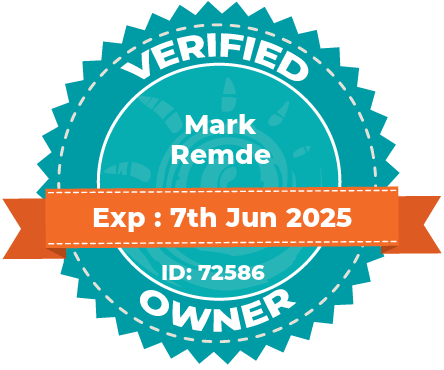 Verified owner badge